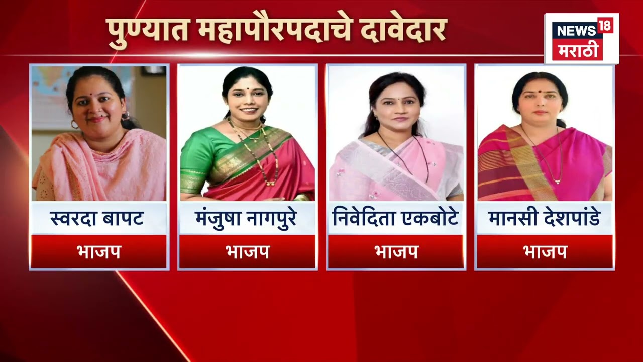 Pune Mayor Lottery News | आरक्षणाची सोडत, कोण आहेत पुण्यात महापौरपदाचे दावेदार? Marathi News
