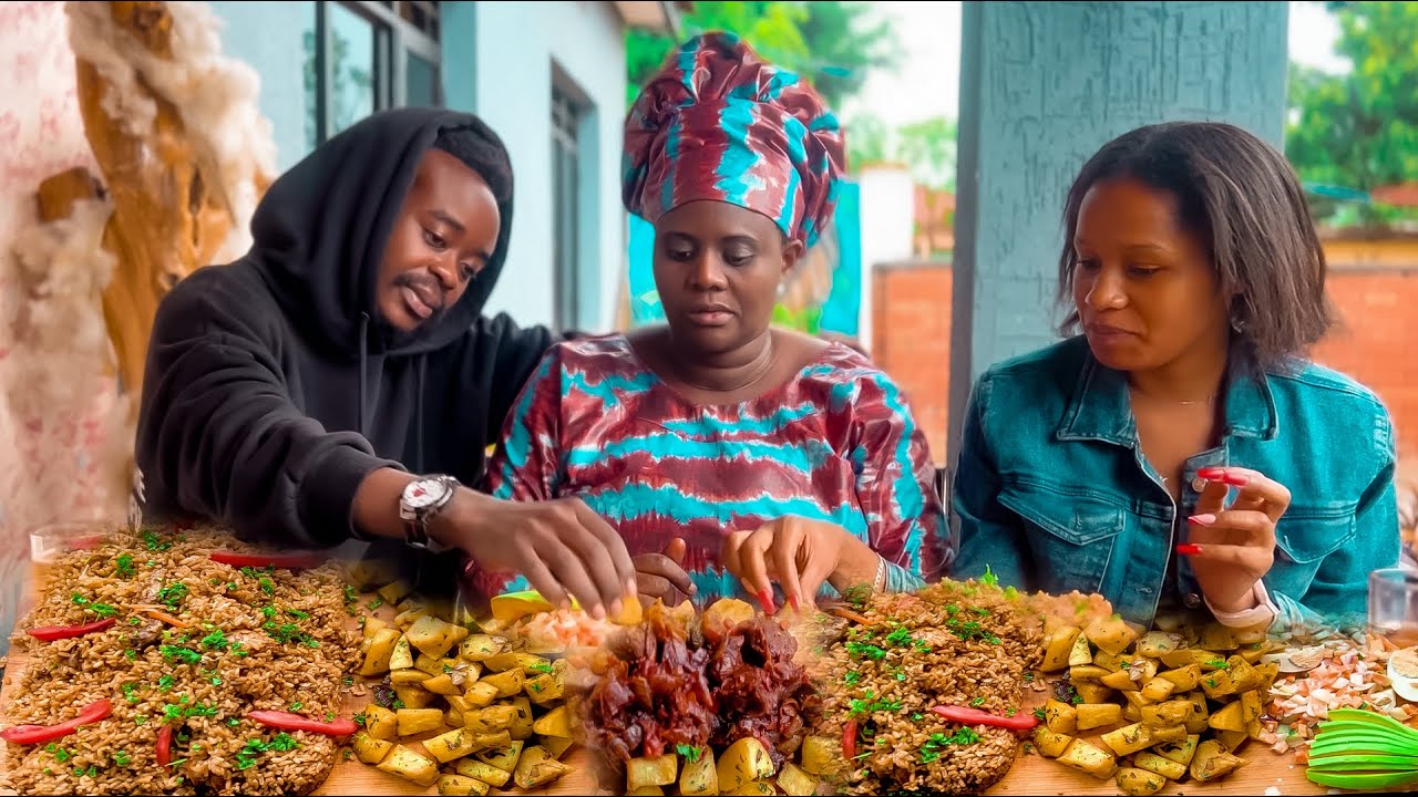 FOOD COMPETITION😳REGIS Arwanye na MAMA WE Kubera IPIRAWU🤔🔥🔥
