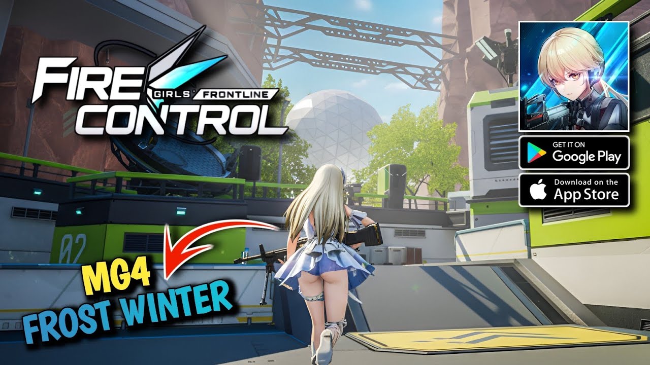 Girls Frontline Fire Control Gameplay - MG4 (Frost Winter) Ultra Graphics Android iOS