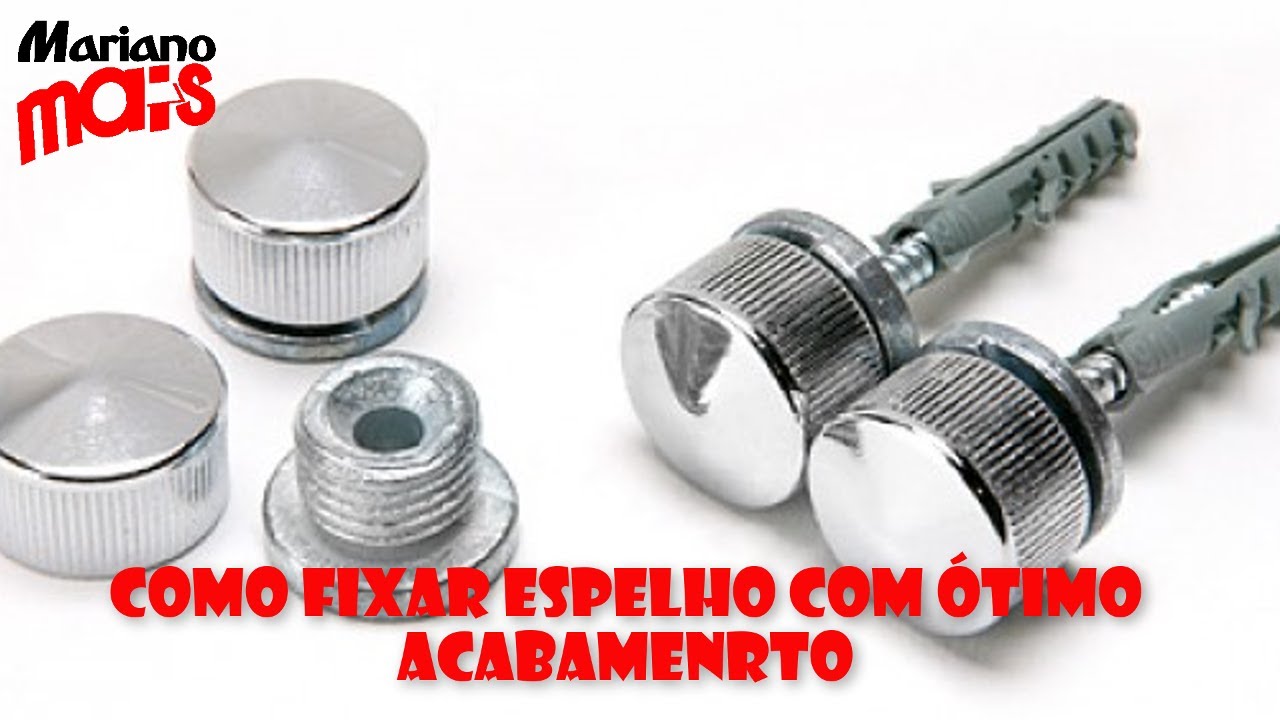 COMO FIXAR ESPELHO COM ACABAMENTO LINDO