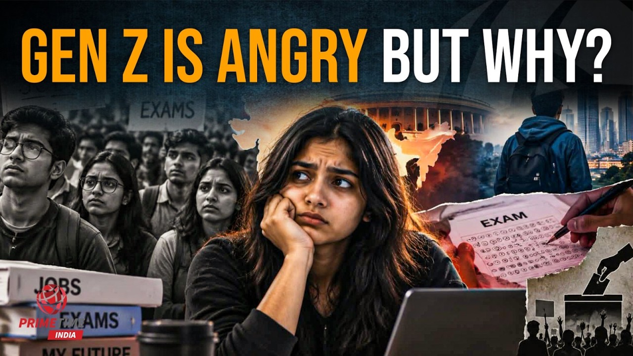Why Is India&rsquo;s Gen Z So Anxious? Mood of the Nation Survey Explained | PrimeTime India