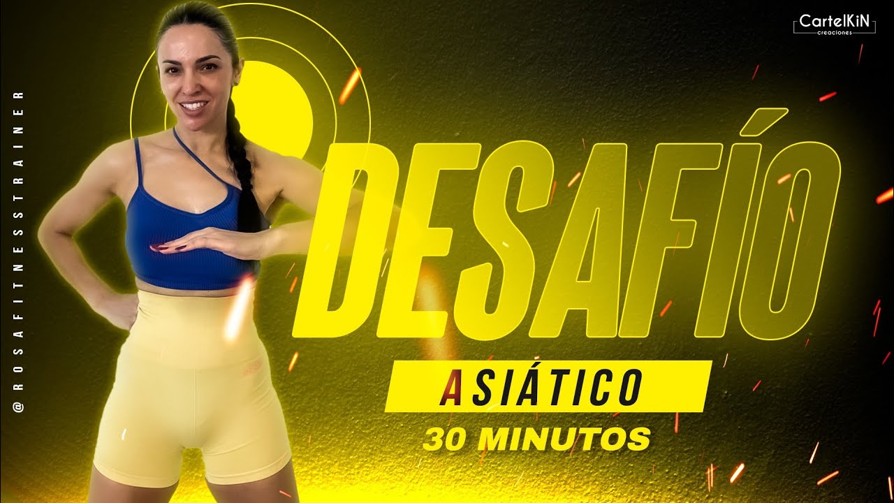 Ejercicios Asiáticos intensos para reducir cintura | Clase Completa | 30 MIN