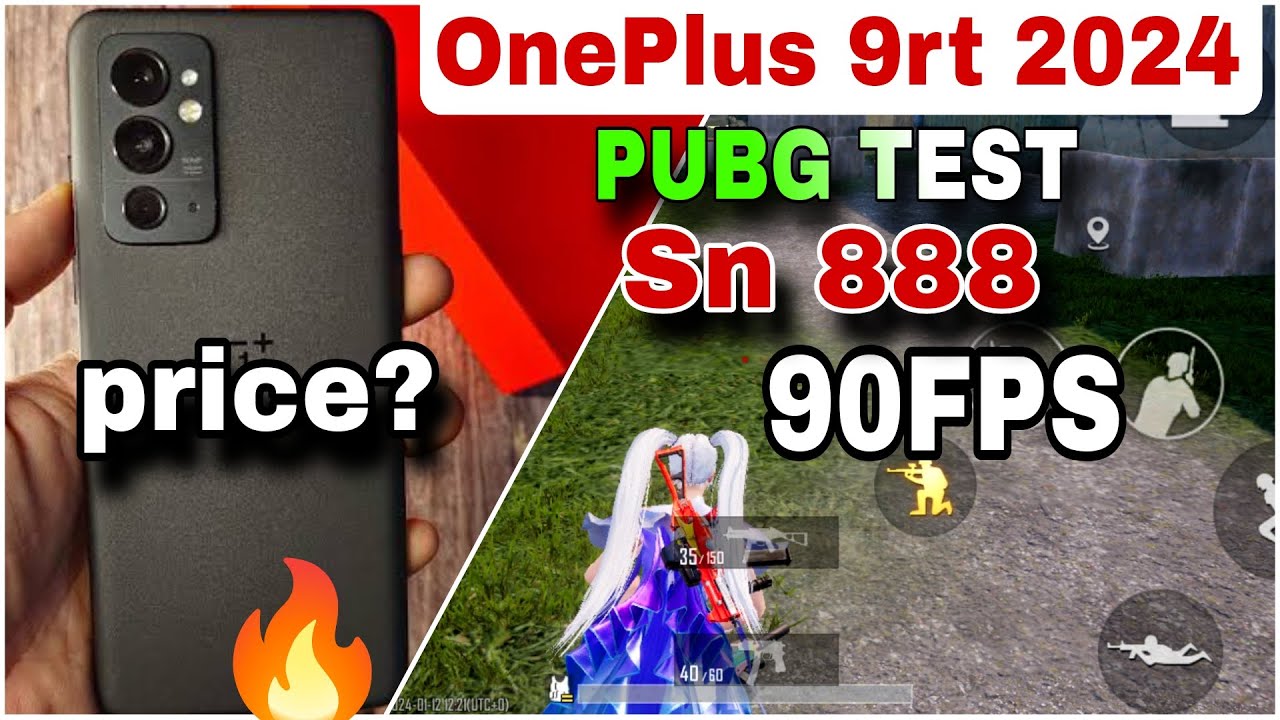 oneplus 9rt pubg test 🔥 | OnePlus pubg mobile/bgmi graphic test 2024 | OnePlus 9rt price 2024