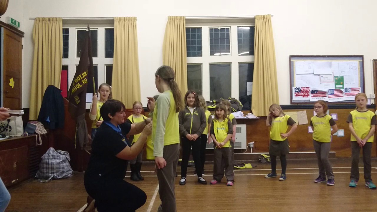 Erin and Louisa at their Brownie Promise