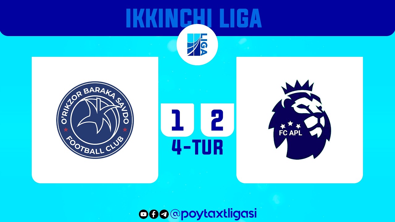 Poytaxt 2-ligasi. 4-tur. O'BS - APL - 1:2