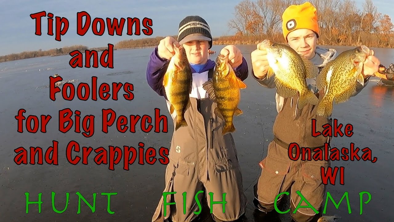 Использование Tip Down и Finicky Foolers для ловли крупного окуня и большого краппи!!