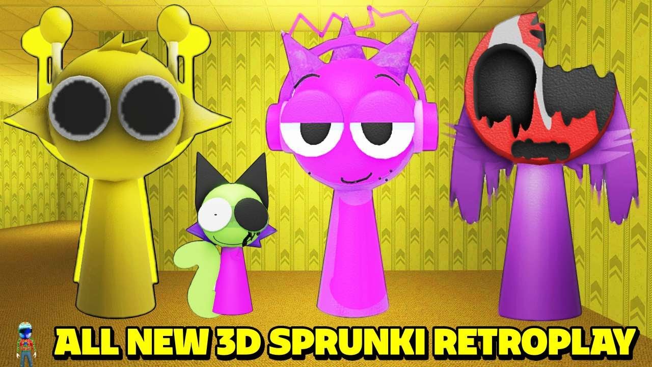 [ Valentines ❤️ ] How to get ALL NEW 4 Badges & Morphs in 3D SPRUNKI RETROPLAY - Roblox