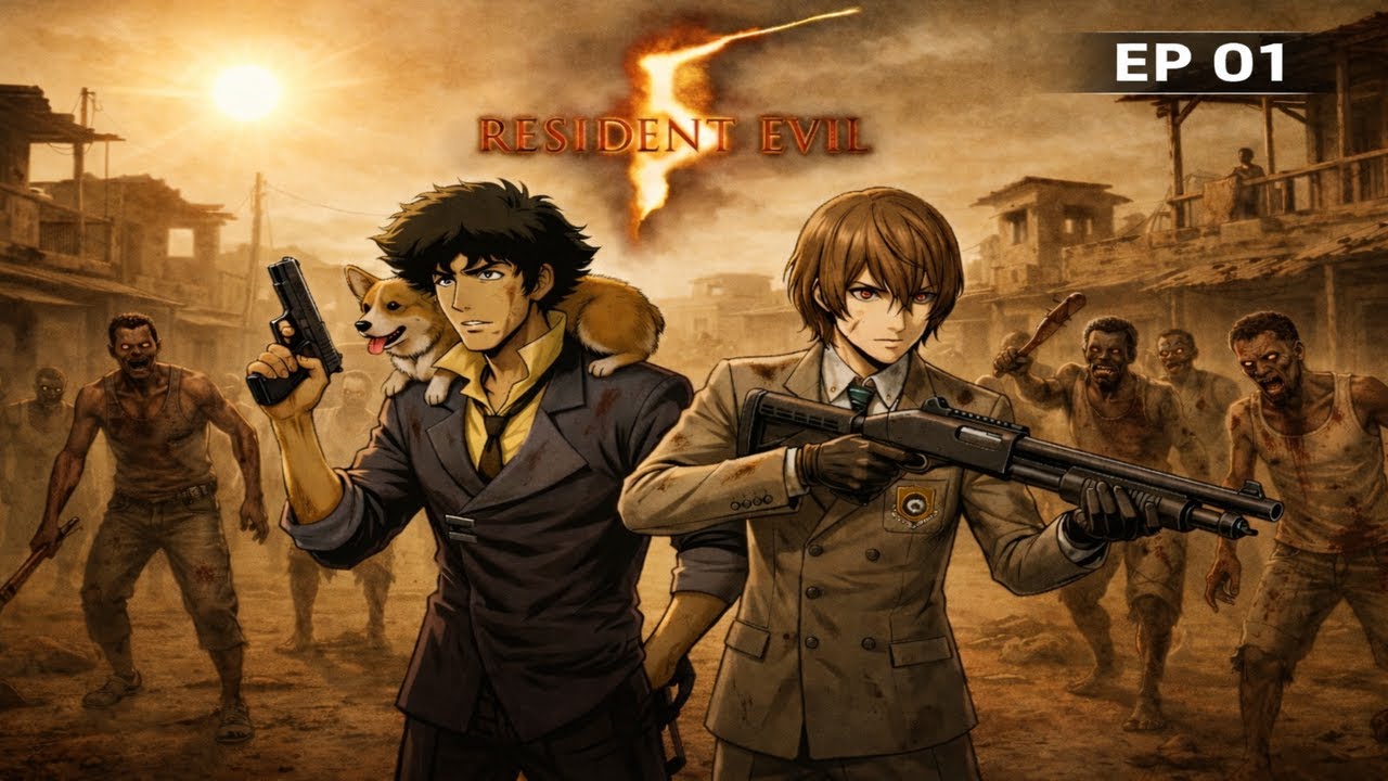 Episódio 01 RE 5 Coop pela primeira vez com o @jvAzael