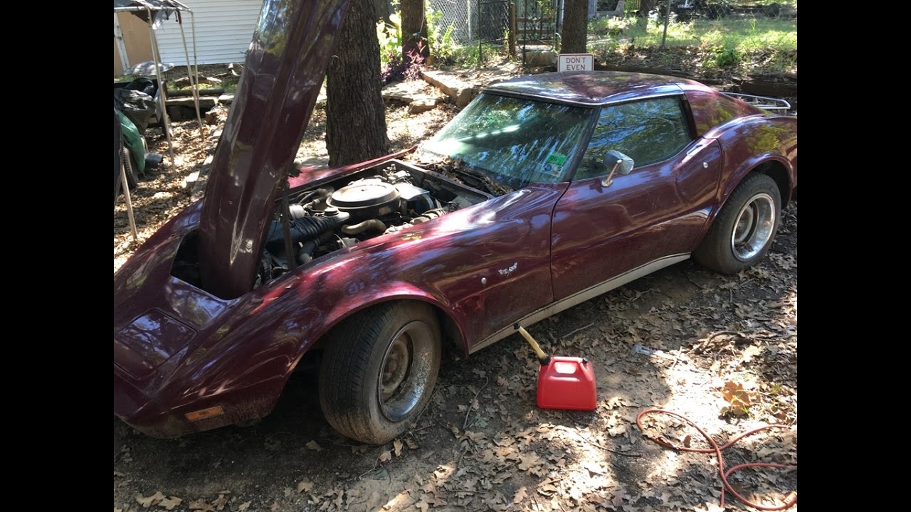 Видео о спасении сарая Corvette 1977 года 1 из 11