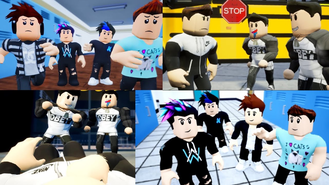 🙌ROBLOX BULLY FULL MOVIE (Part 1-4)🔥Music Video Animation