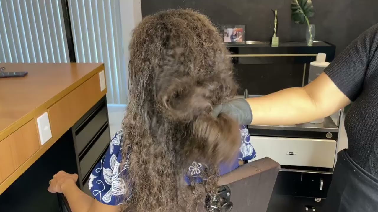 CABELO MAIS DESAFIADOR QUE JÁ FIZ - Testei a progressiva fusionfrizz Brscience