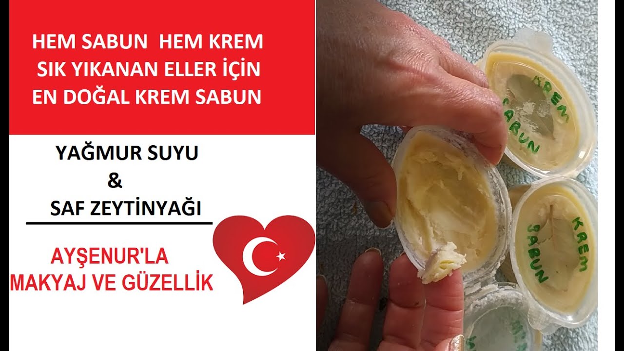 Bu Sabun Yıkadıktan Sonra Ellerde Bir Krem Eldiven Gibi koruma yapıyor Bir Türk Kimyagerden