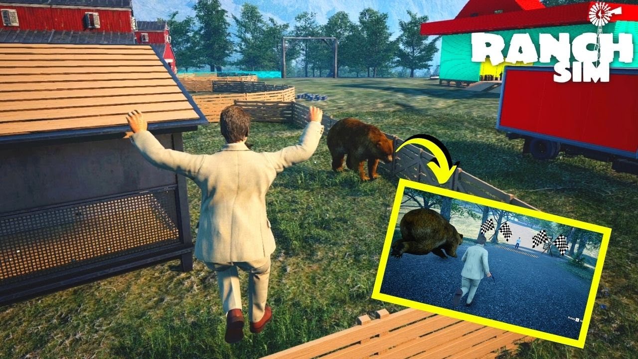 My New Pet *Racing with brown Bear* Ranch Simulator 2021  PART 69 - Ep 2 (HINDI)