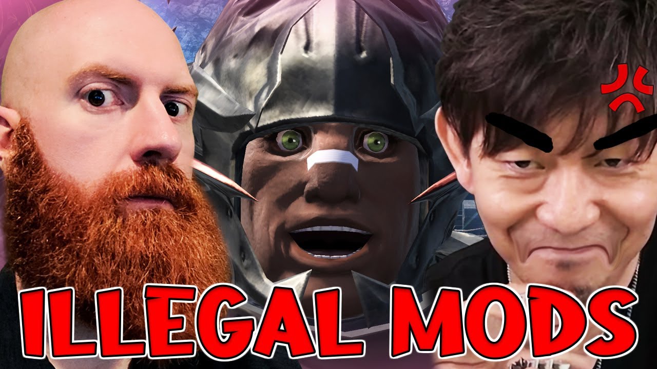 Xeno Reacts to MAN MODE Warrior Mod | Final Fantasy 14 Illegal Mods
