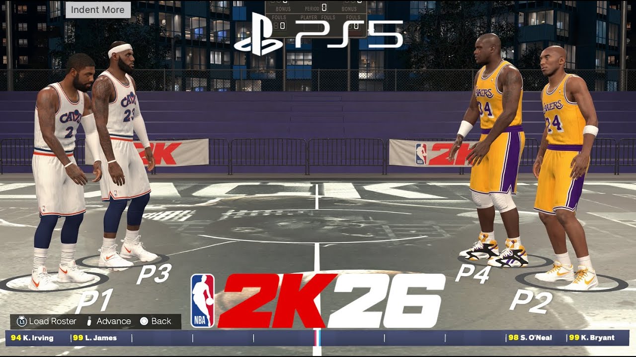 Kyrie Irving & LeBron James 2v2 Kobe Bryant & Shaquille O'Neal | Cavs vs Lakers