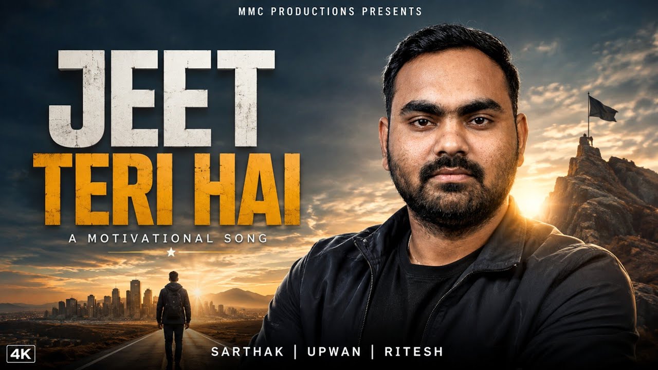 JEET TERI HAI (Official Video) |MOTIVATIONAL SONG |RITESH SHARMA | SARTHAK PANCHAL | UPWAN MAAN 