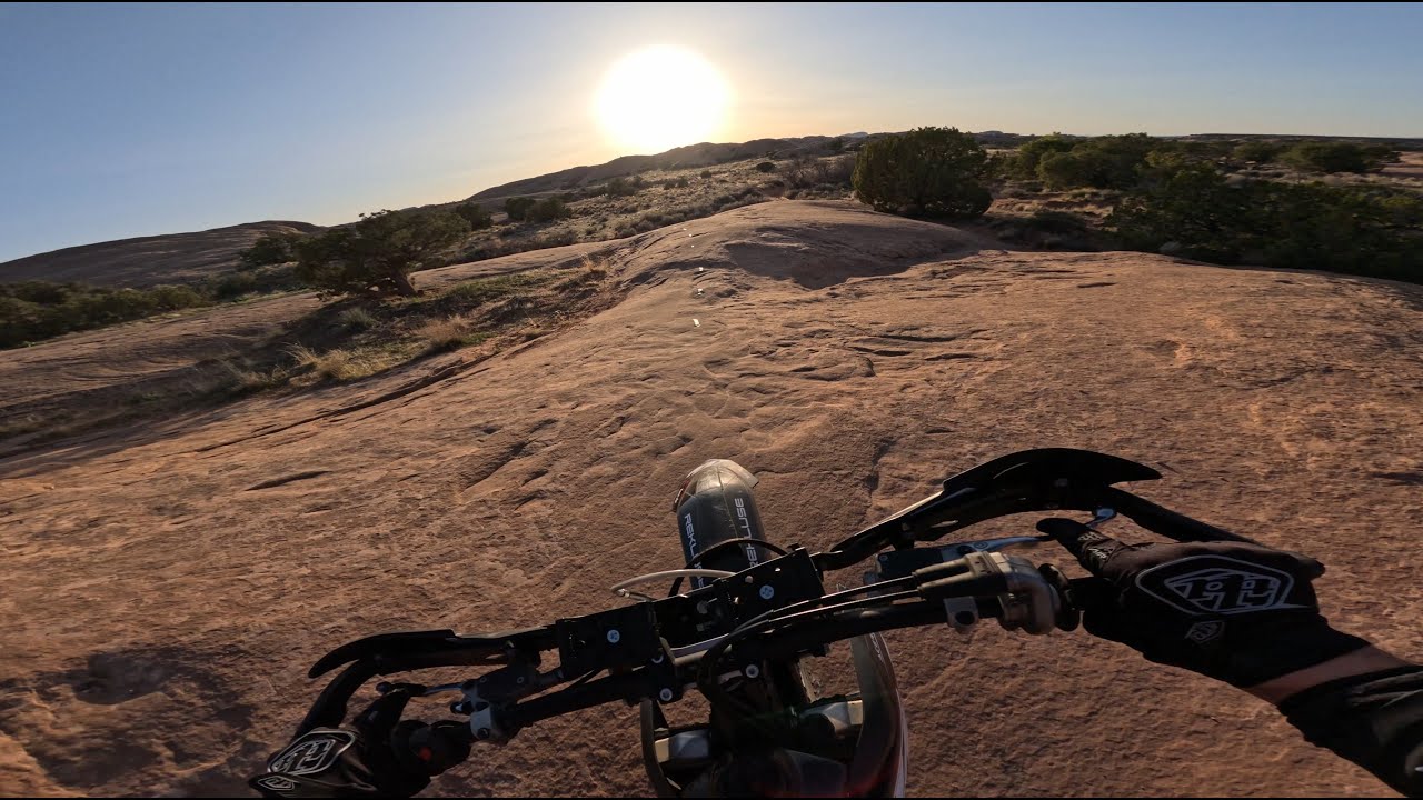 Dirt Biking the Slickrock Trail at Moab, Utah - Beautiful, Fun, and very Unique!