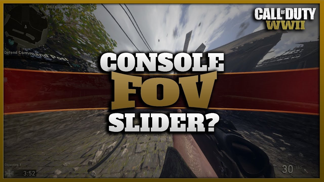 Why Don't we Have FoV Sliders on Console? (CoD WW2 Field of View)