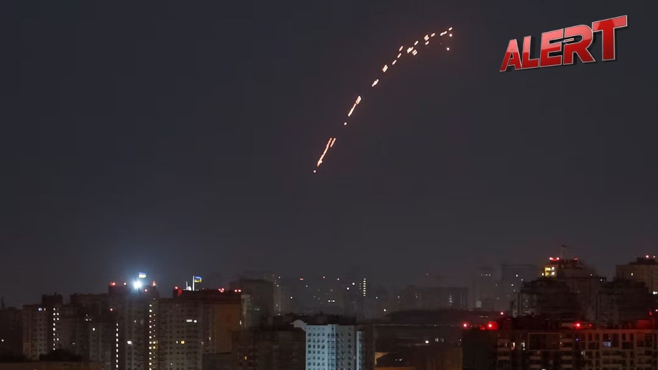 Interceptions Light Up Sky Above Kyiv Amidst Overnight Russian Missile and Drone Attack | ALERT News