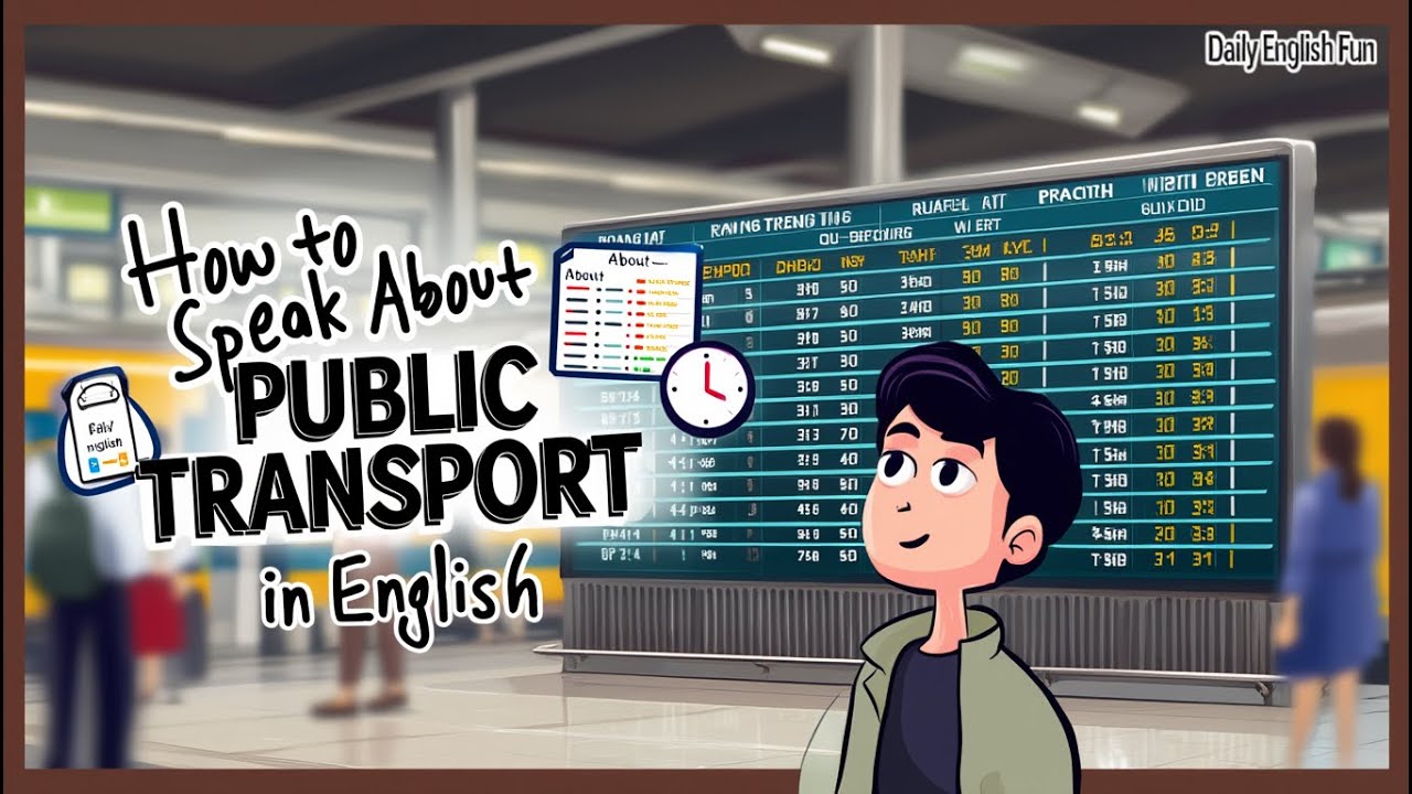 How to Speak About Public Transport 🚇🚌 | English Conversations for Daily Life