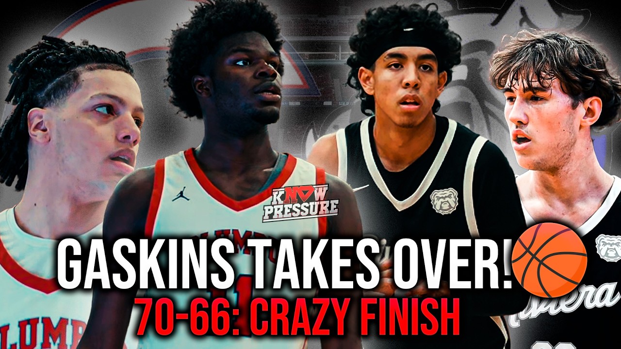 CALEB GASKINS IS THE NEW KING! 👑 Columbus vs Riviera Prep (70-66)