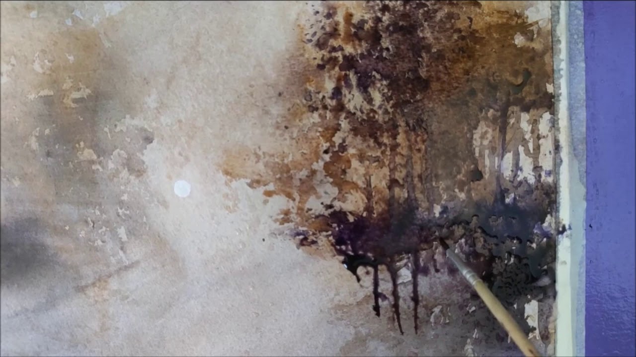 Watercolor. Акварель. Пейзаж по представлению. Жанна Рекова. Арт - студия Капитель.
