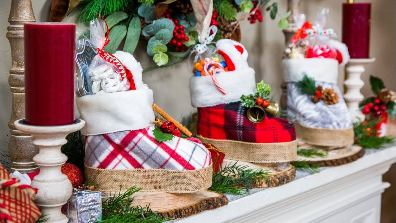 DIY Stand Up Stockings - Home & Family