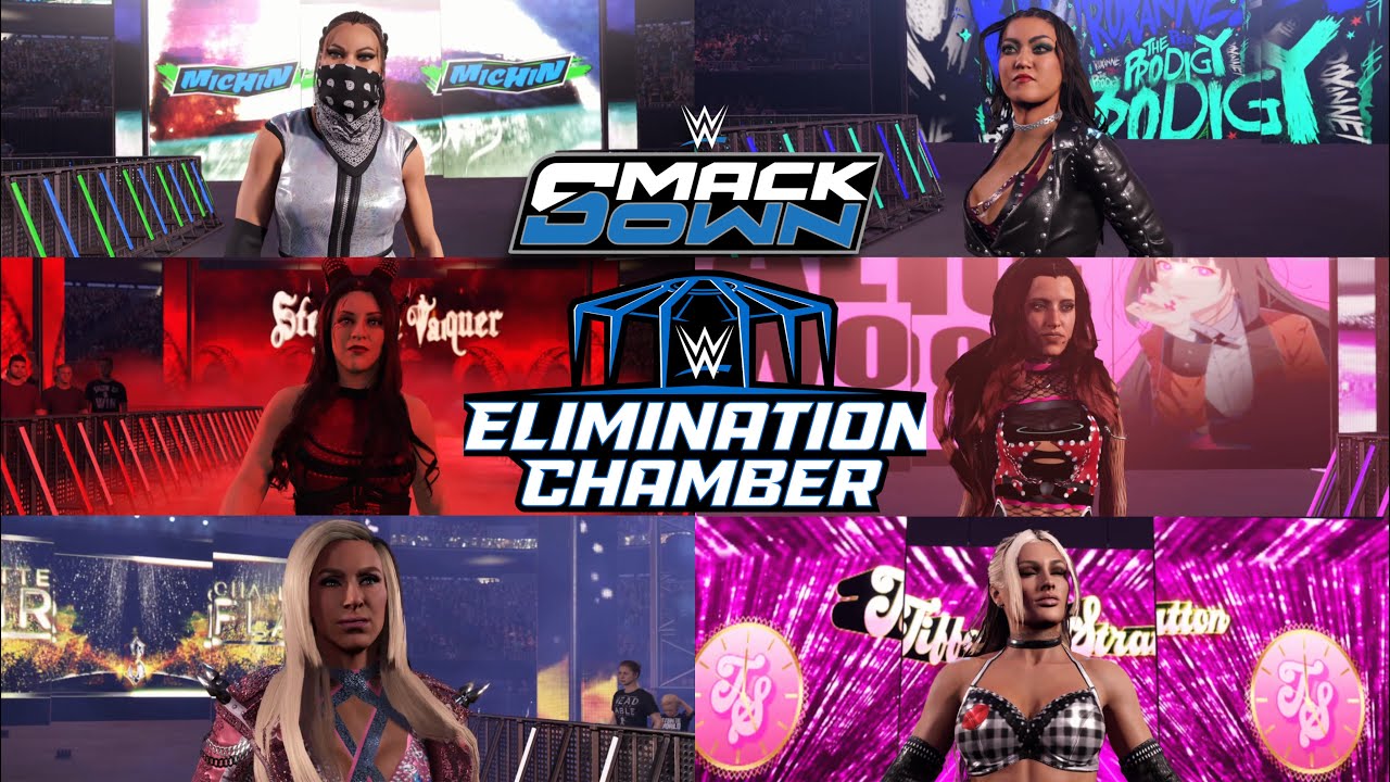 WWE 2K25 SMACKDOWN ELIMINATION CHAMBER MATCH| PPL