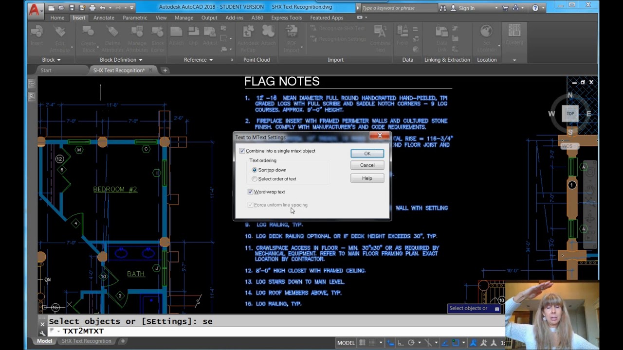 AutoCAD Video Tips: Convert Single-Line Text to Paragraph Text (Lynn Allen/Cadalyst Magazine)