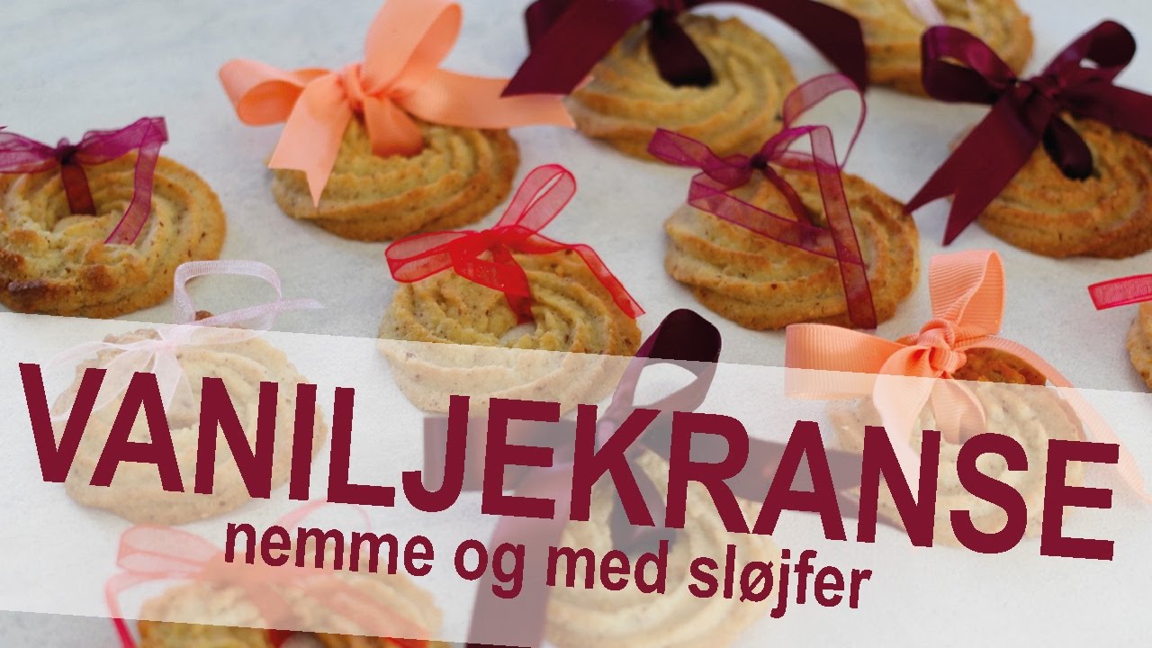 VANILJEKRANSE - nemme og med sløjfer | KAGEMAGI