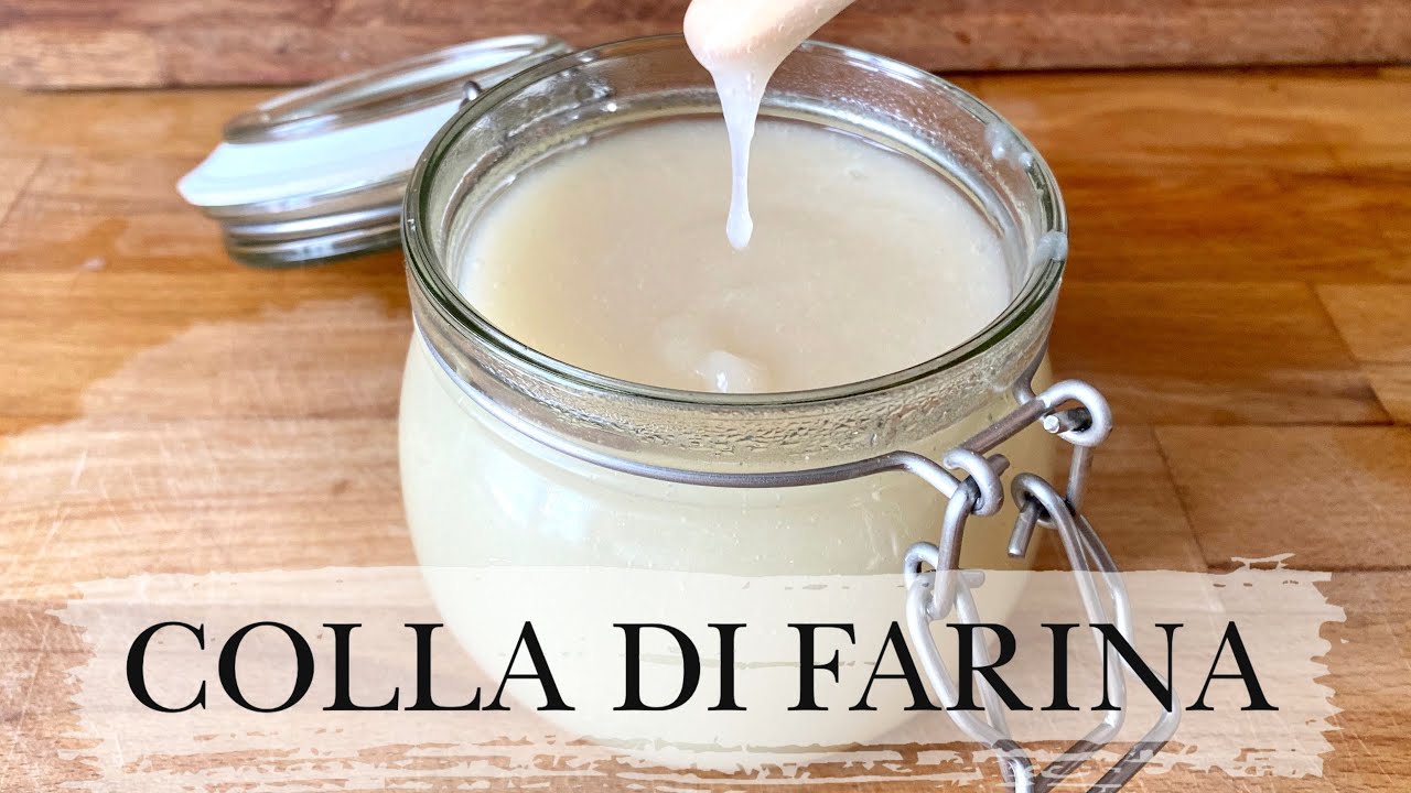 Come fare la COLLA DI FARINA ( Materiali) Arte per Te