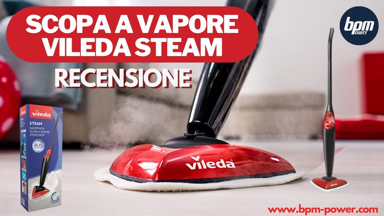 Recensione Vileda Steam: come pulire i pavimenti con la scopa a vapore Vileda!