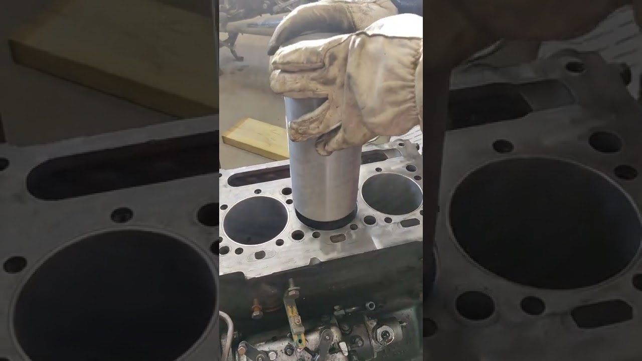 Replacing dry liner perkins AD3-152
