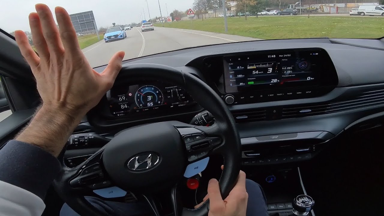 POV Driving my i20N Performance in a Cloudy Day