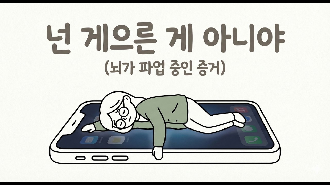 당신이 의지박약이 아니라 '뇌과학적'으로 생존 중인 이유 (무기력 탈출법)