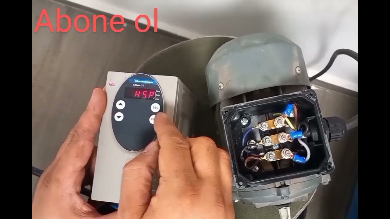 telemecanique altivar 31 sürücü parametre ayarlarını girme-telemecanique altivar 31 sürücü frekans a