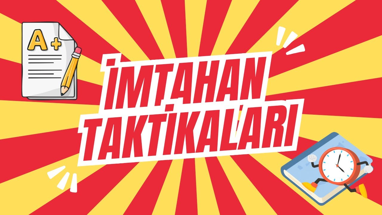 👩‍🎓📚Imtahana necə hazırlaşmalı? Taktikalar nələrdir?🎀 