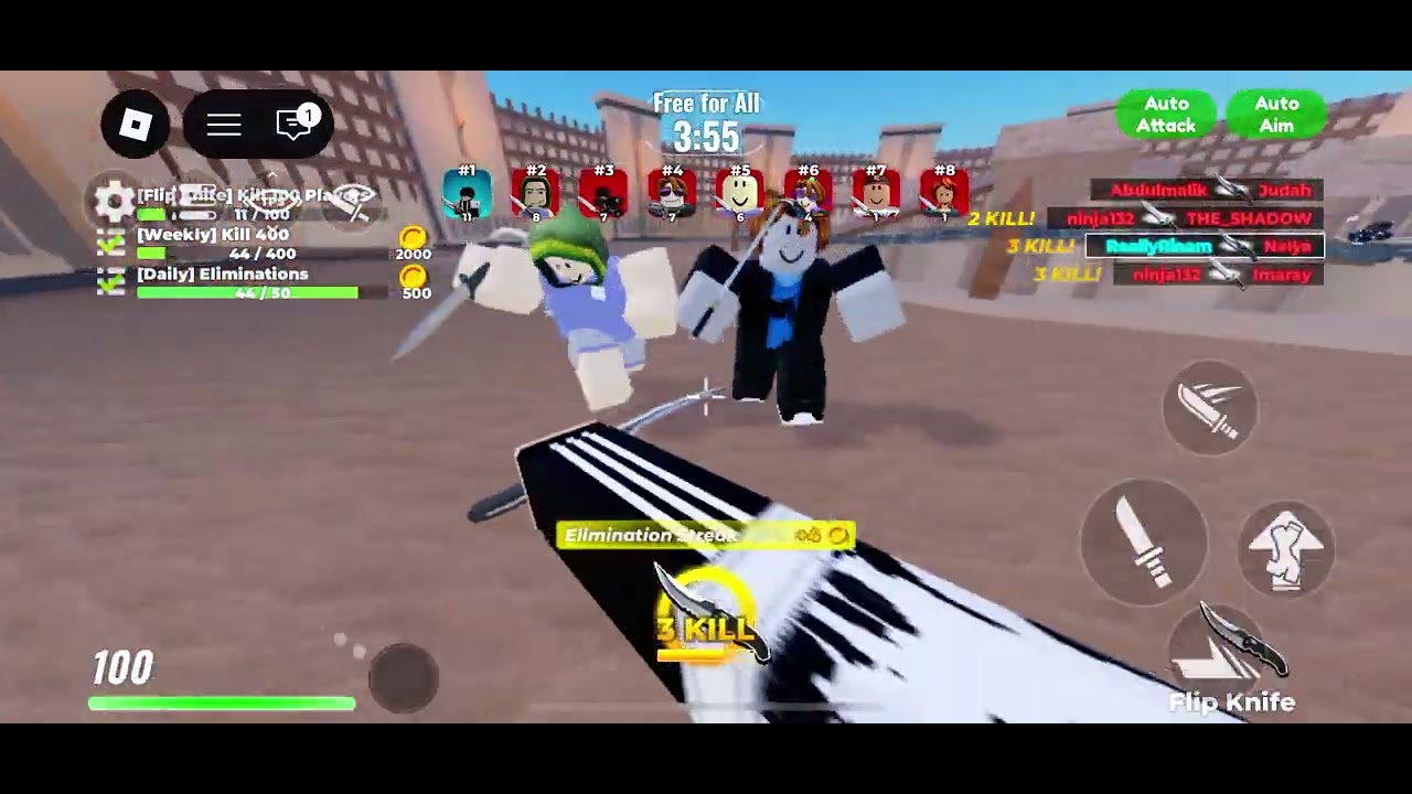 Roblox Knife Arena!!