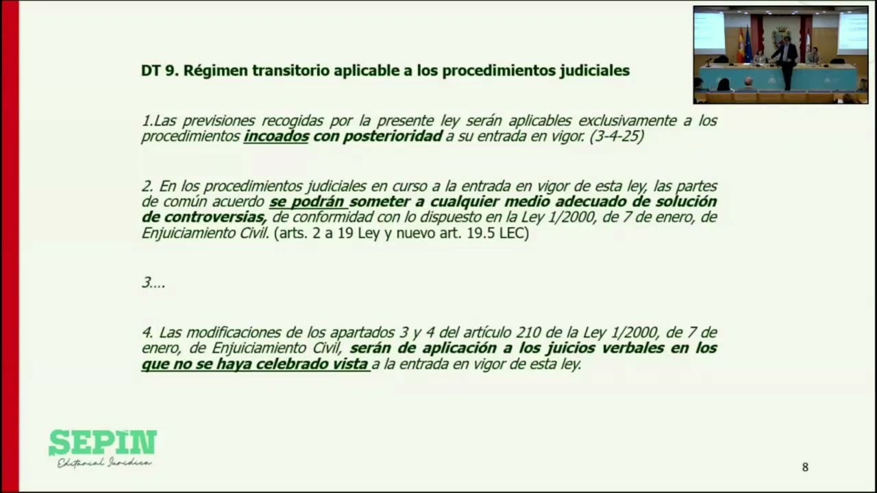 Reforma procesal civil de la LO 1/2025: los MASC y principales novedades