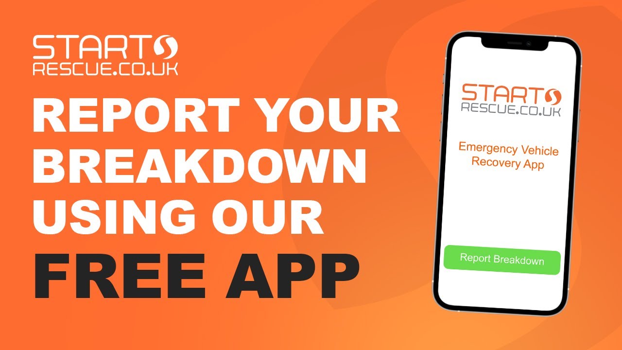 Start Rescue Breakdown App I The Quick and Easy Way to Report Your Breakdown