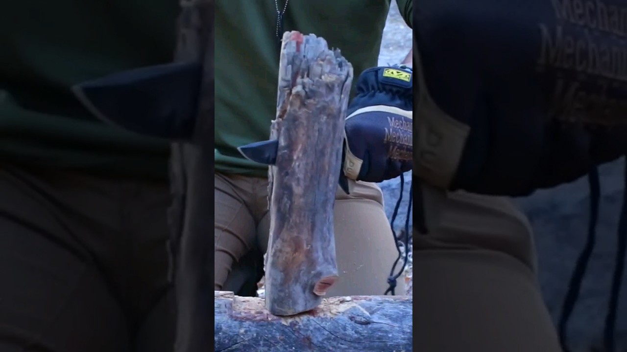 💥GERBER STRONGARM💥BATONING TEST #bushcraft