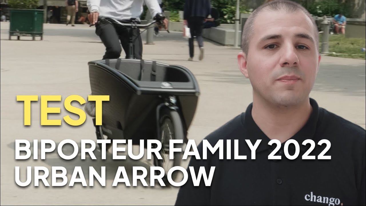 TEST Vélo cargo Urban Arrow Family 2022