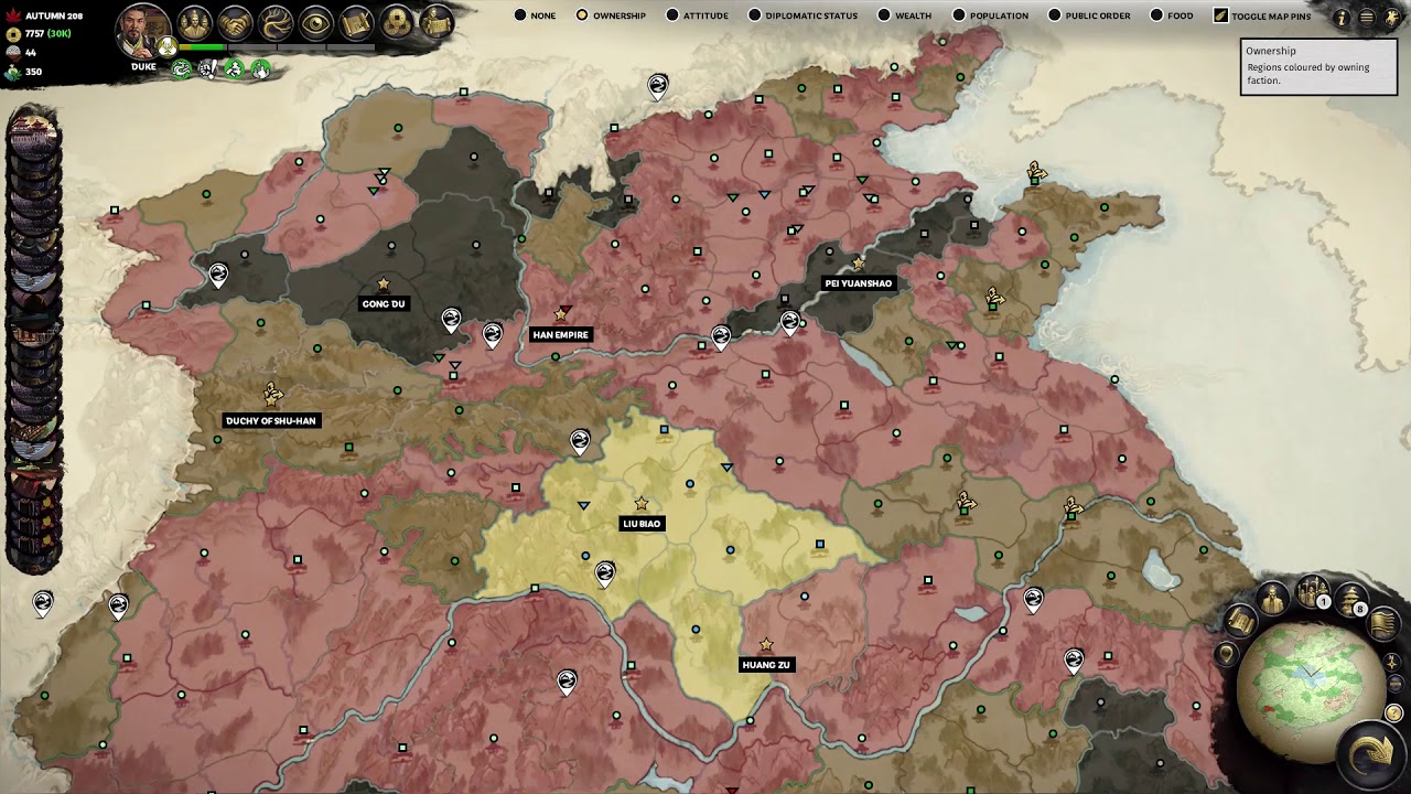 Total War Three Kingdoms Liu Bei restoring the Han Empire and preventing three kingdoms event
