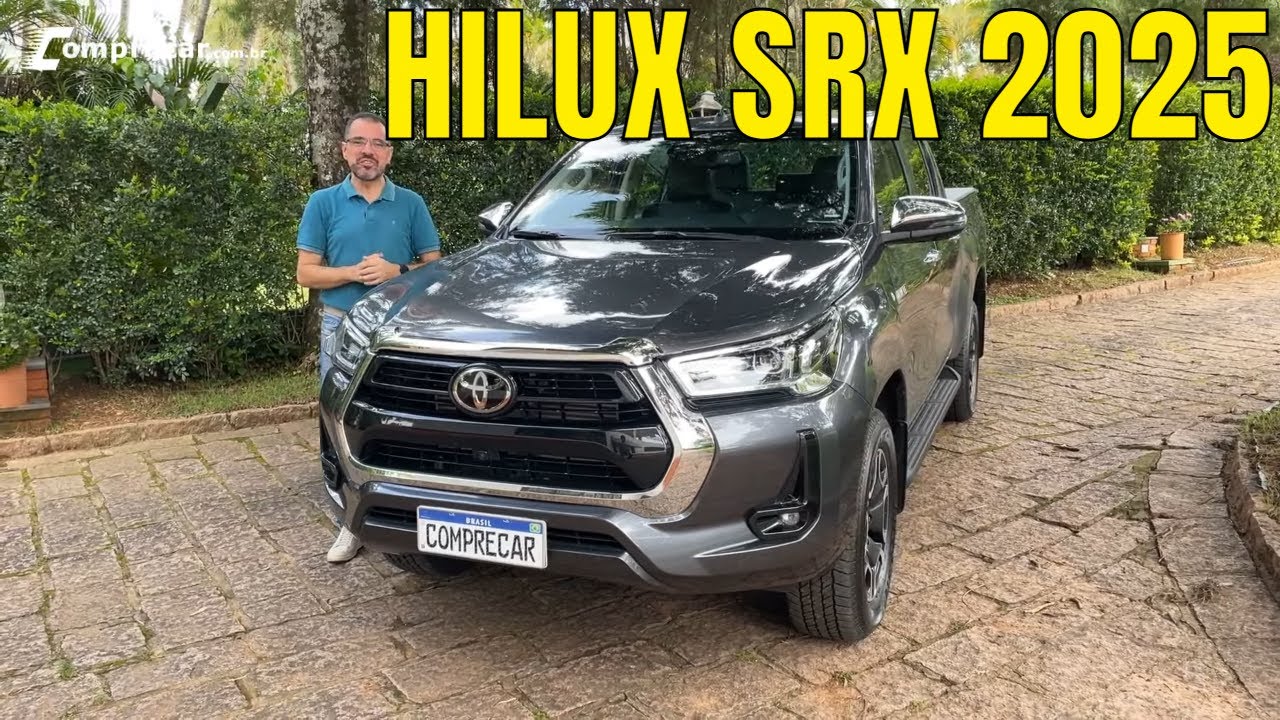 Avaliação: Toyota Hilux SRX 2025 - Agora com conectividade de série