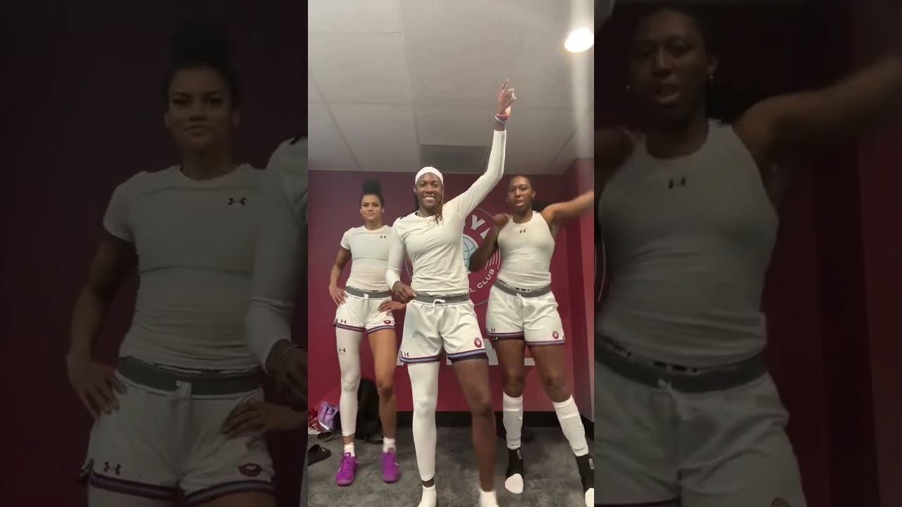 Rae Burrell, Rhyne Howard, and Aliyah Boston on TikTok