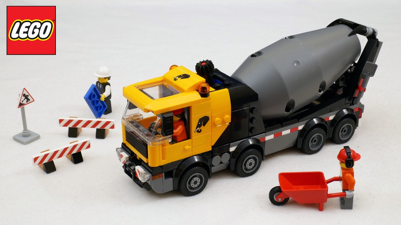 Cement Mixer in Action: LEGO CITY Set 60478: Detailed Review of the 2026 New Release