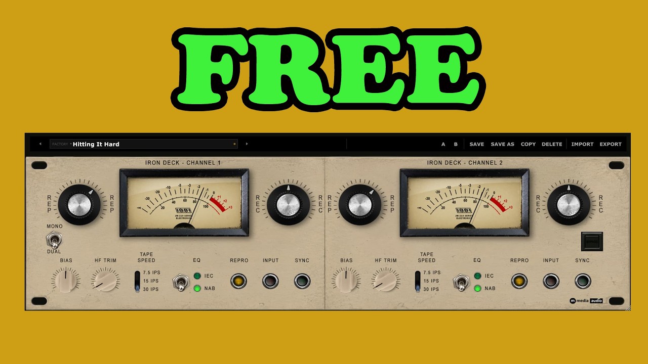FREE Iron Deck by M Media Audio