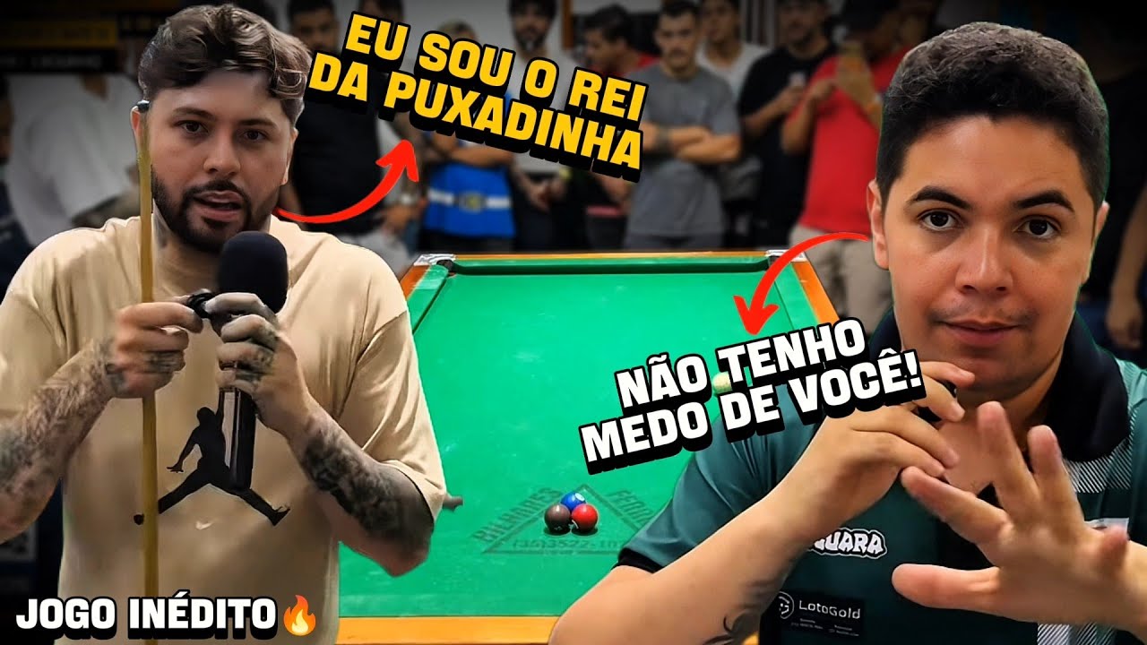 INÉDITO🔥😨 - O FELIPINHO DESAFIOU O TEMIDO EDUARDO PERNAMBUQUINHO NA SUA MESA! #sinuca 