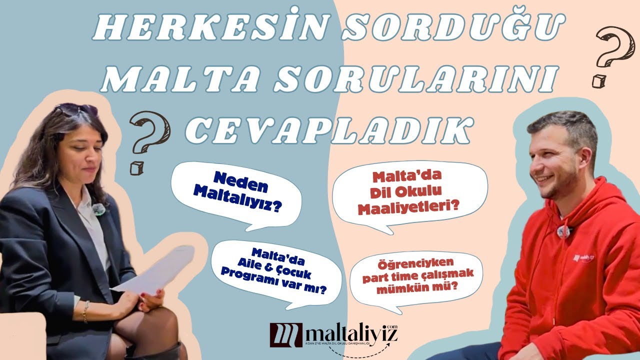 MALTA HAKKINDA MERAK EDİLENLER - Gözde Hanım ile Soru & Cevap 🇲🇹
