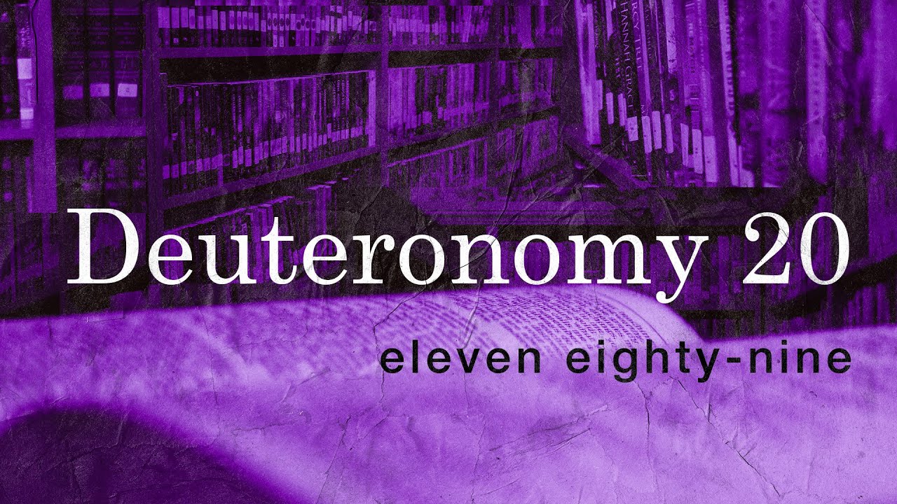 War in the Bible? - Laws for Warfare: Deuteronomy 20